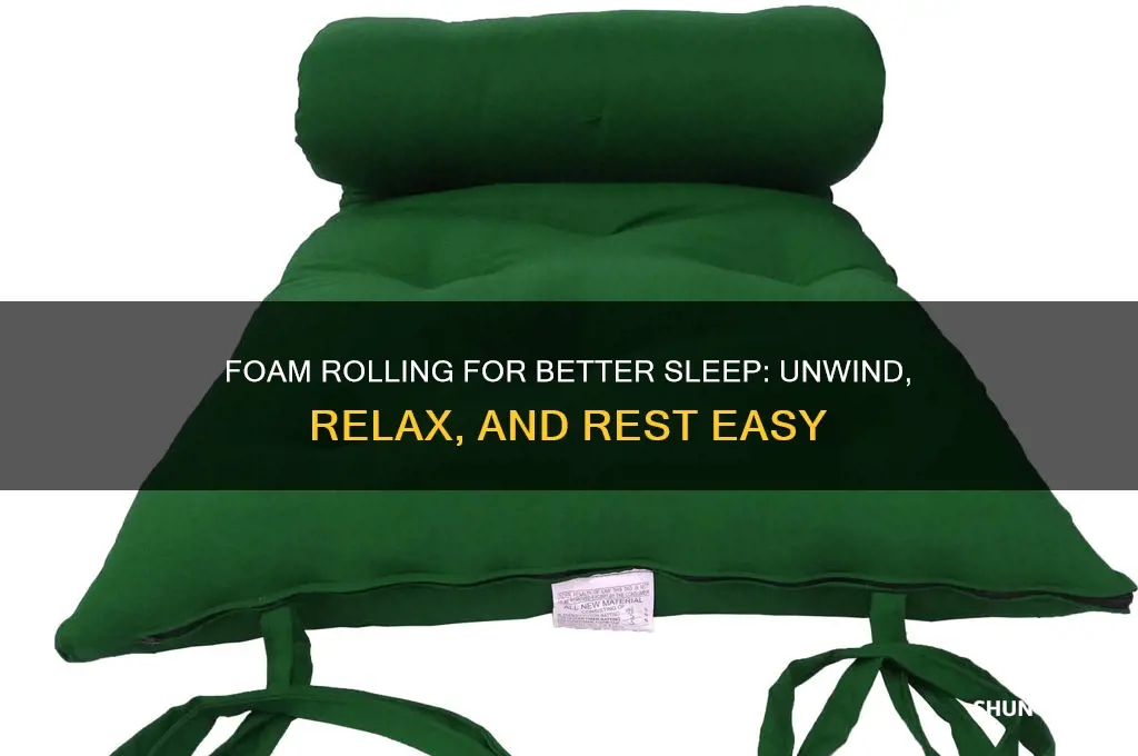 does foam rolling help sleep