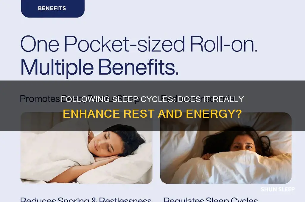 does following sleep cyclees help