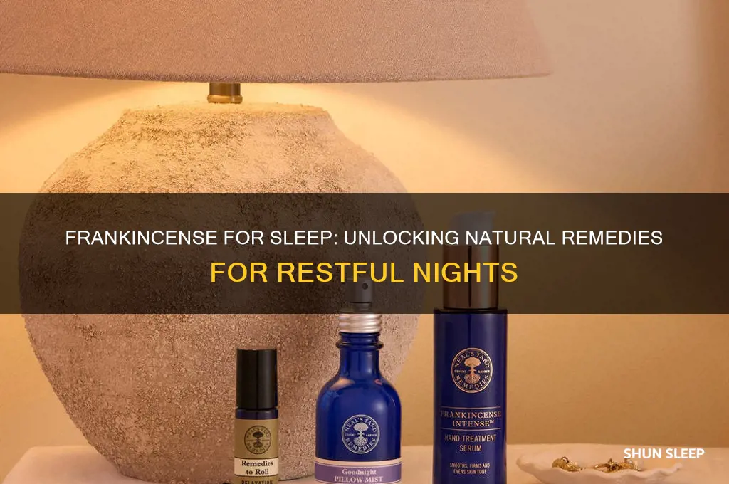 does frankincense help with sleep
