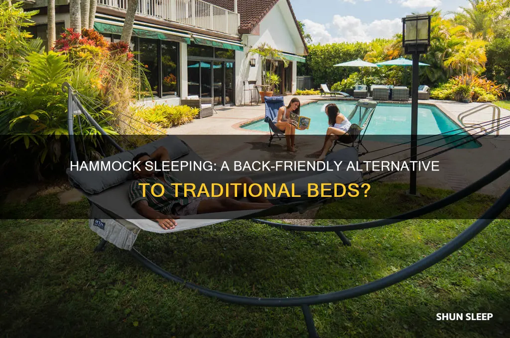 does frequent sleeping in a hammock help your back