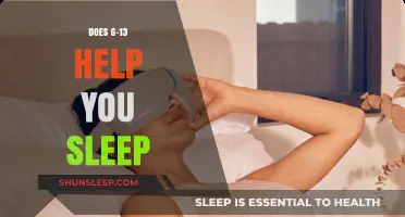 G-13 for Sleep: Exploring Its Potential Benefits and Effects
