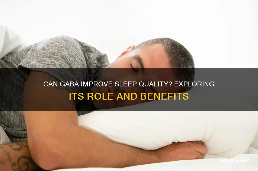 does gaba help to sleep