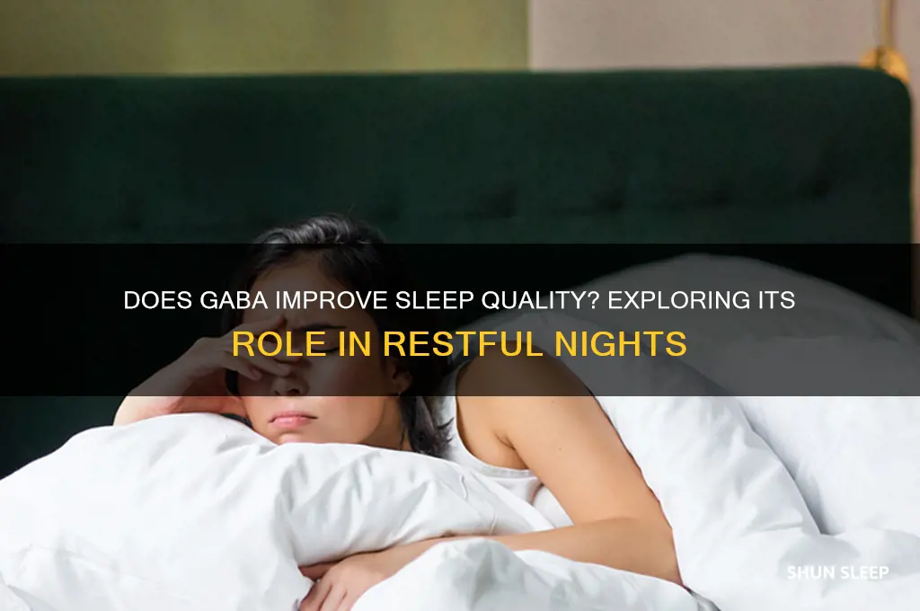 does gaba help you sleep