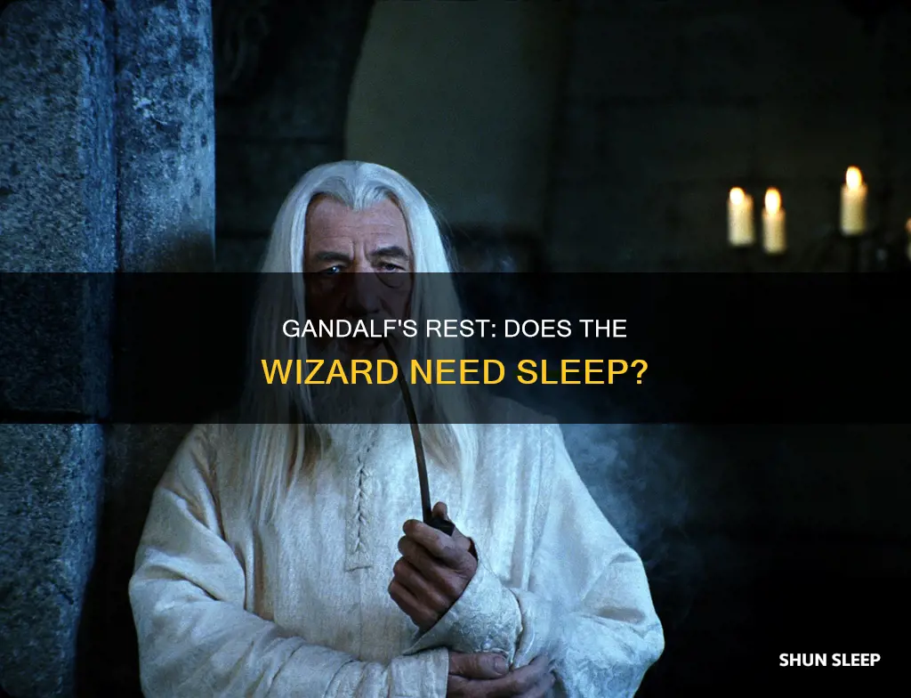 does gandalf need sleep