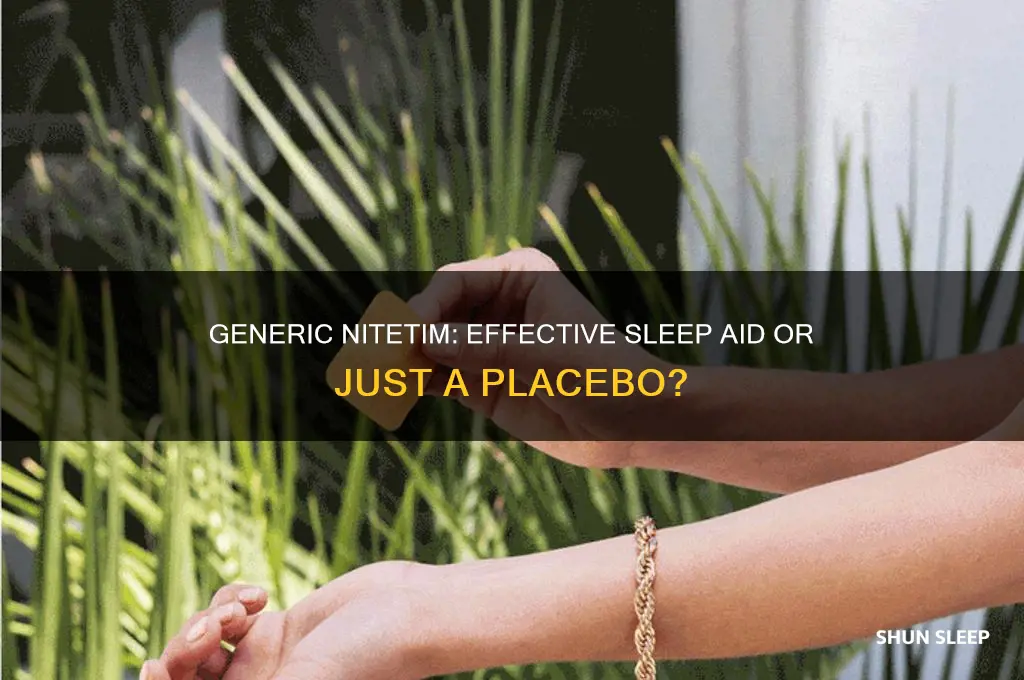 does generic nitetim help with sleep