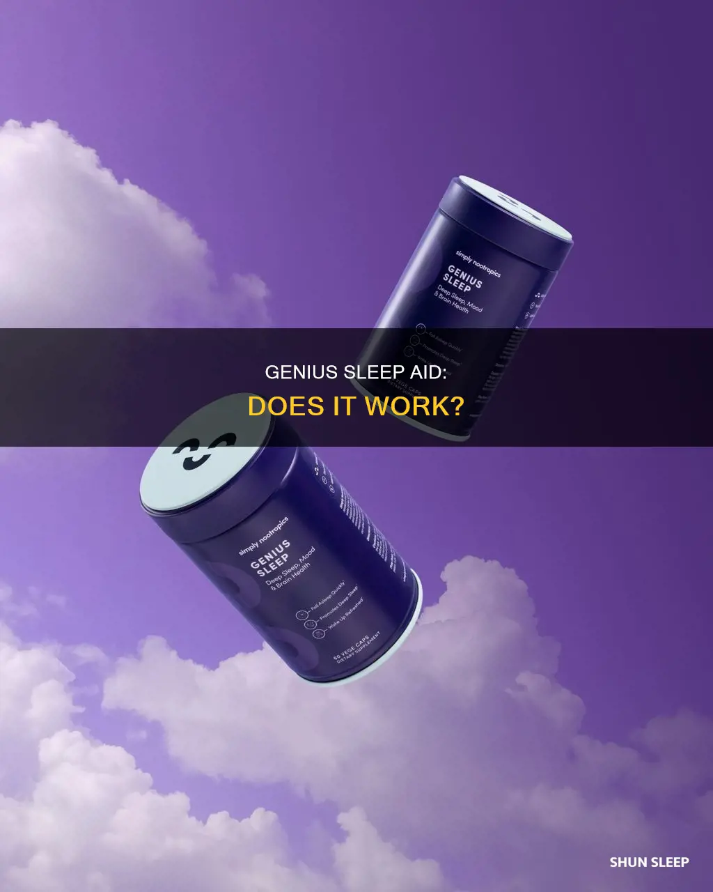 does genius sleep aid work