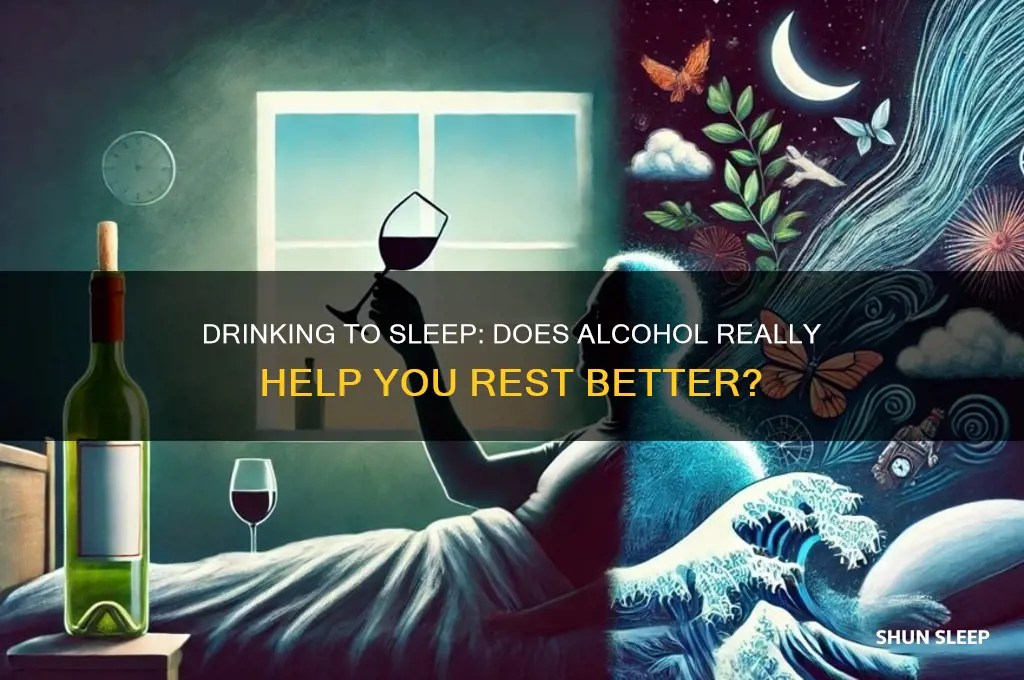 does getting drunk make it easier to sleep