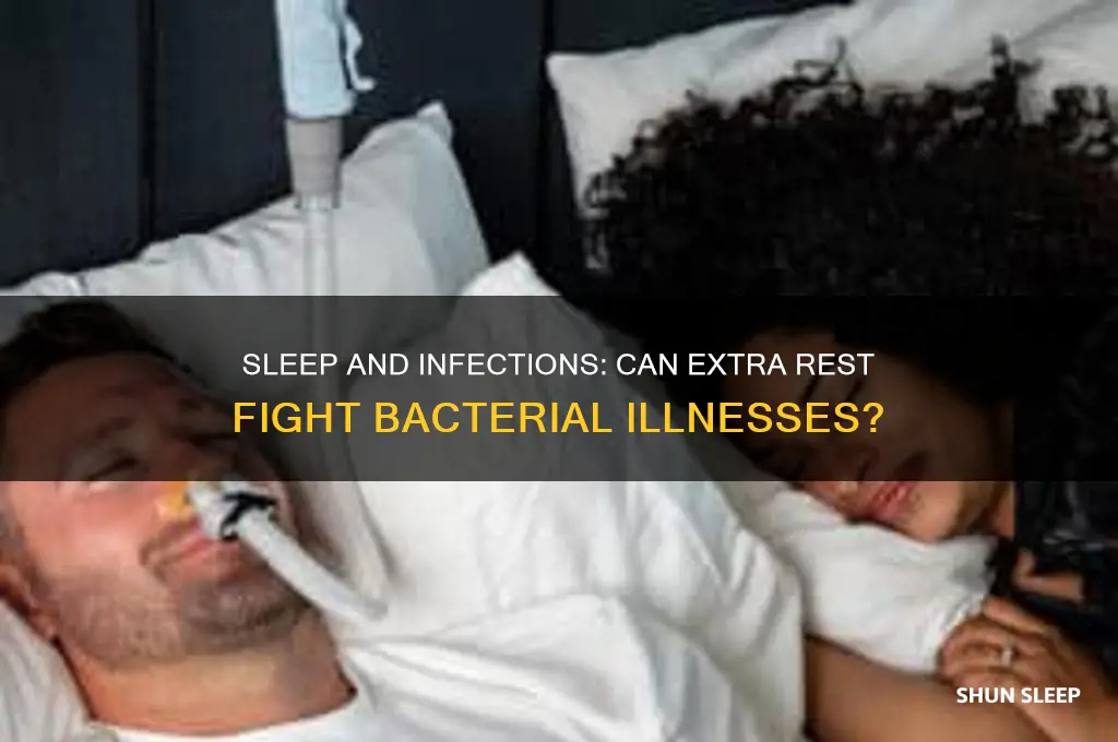 does getting more sleep help bacterial infection