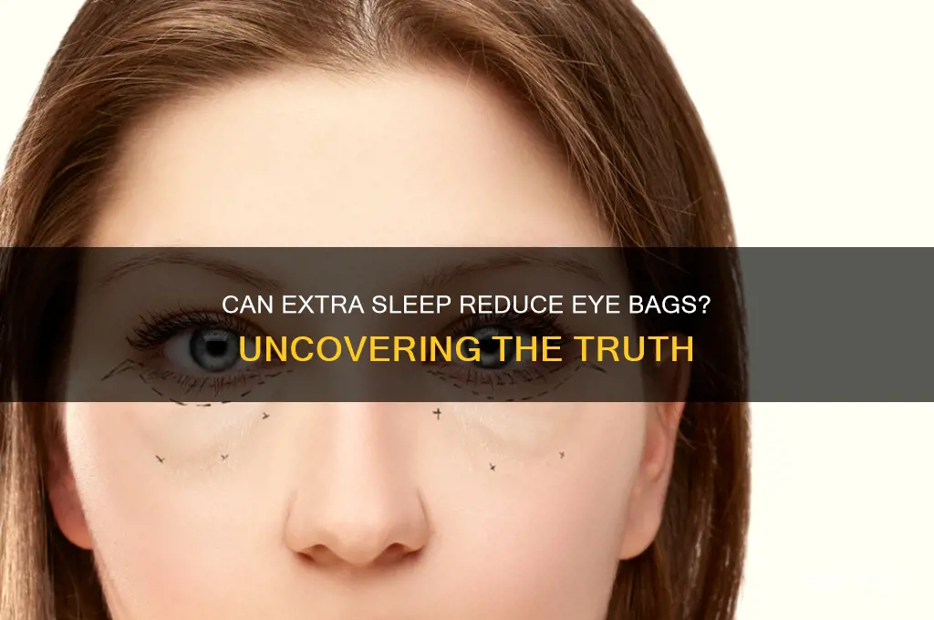 does getting more sleep help with eye bags