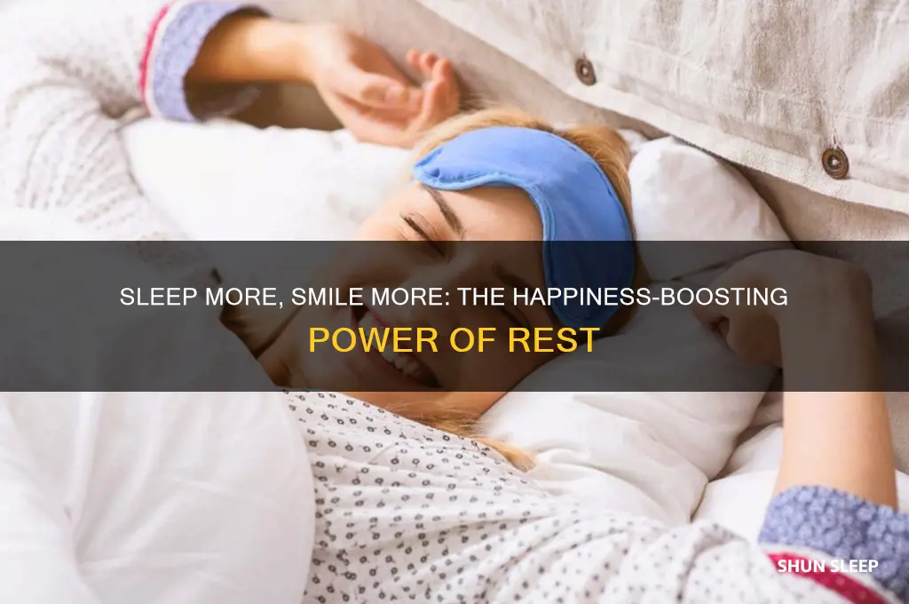 does getting more sleep make you happier