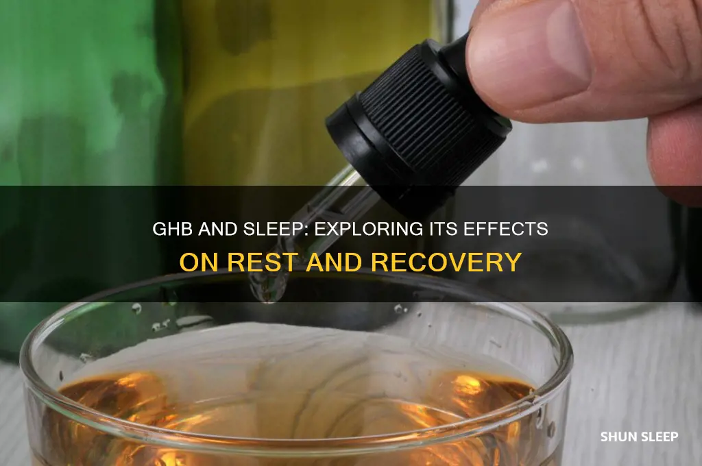 does ghb help you sleep