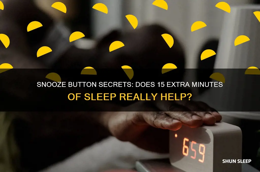 does going back to sleep for 15 minutes help
