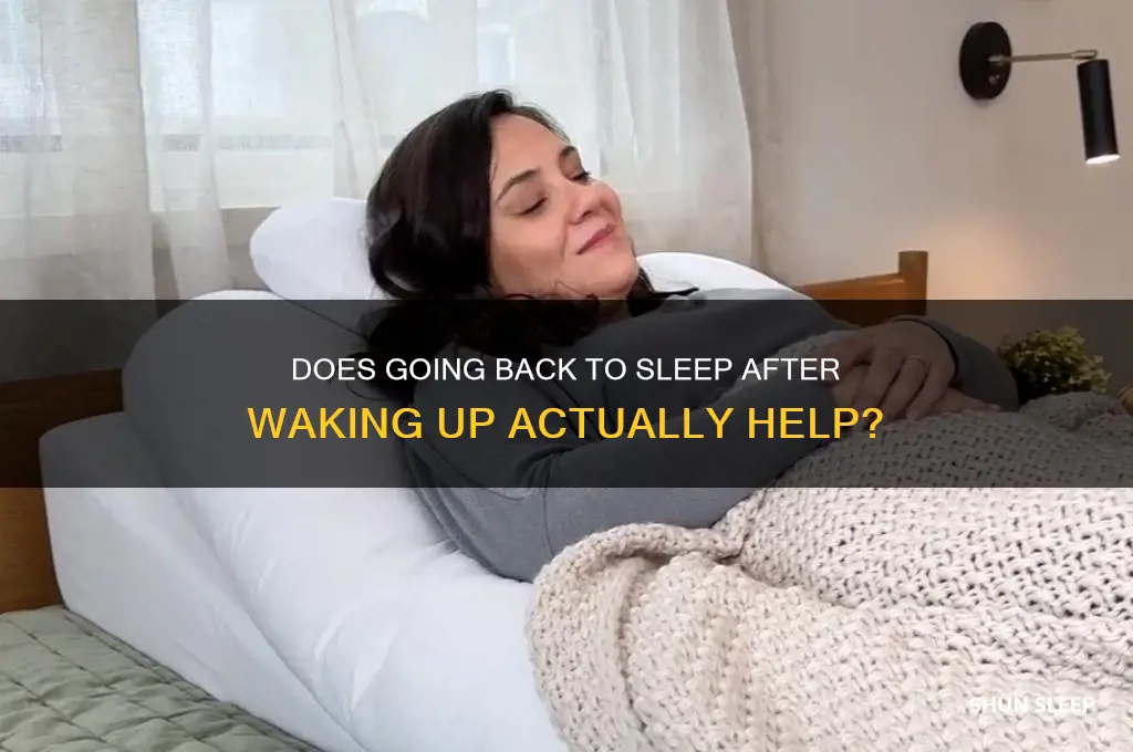 does going back to sleep help