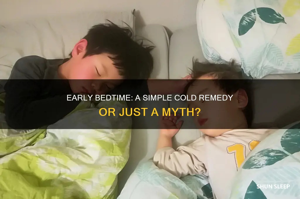 does going to sleep early helps cold