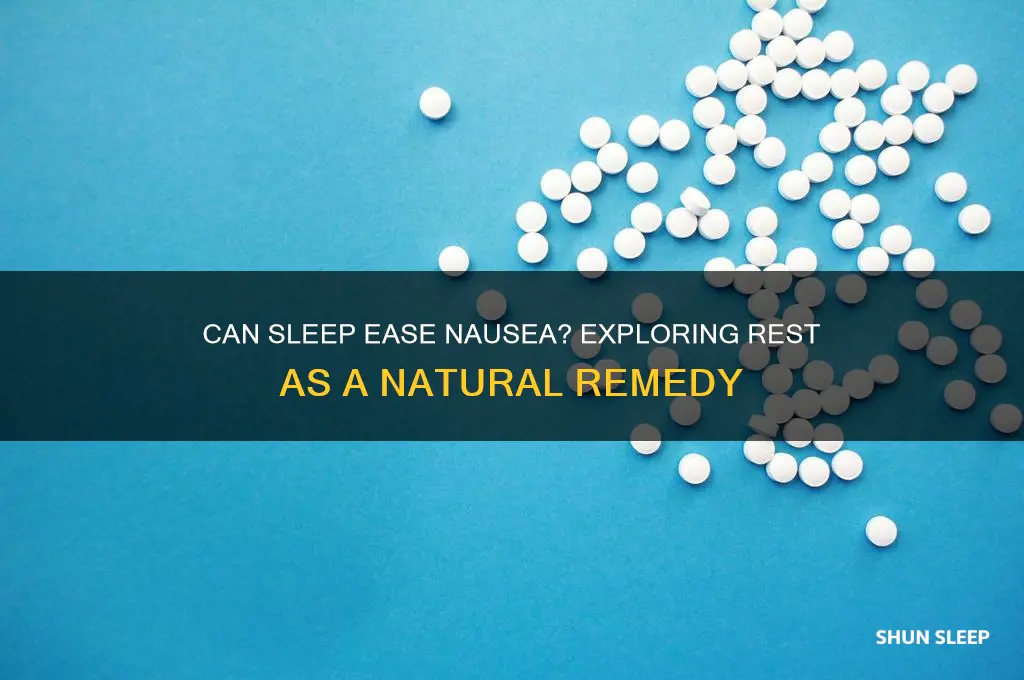 does going to sleep help nausea