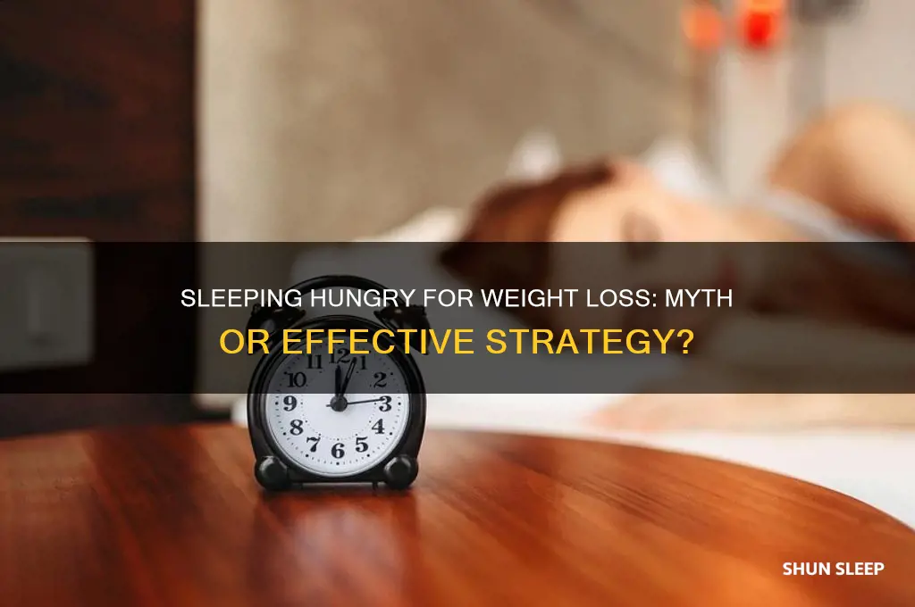 does going to sleep hungry help you lose weight