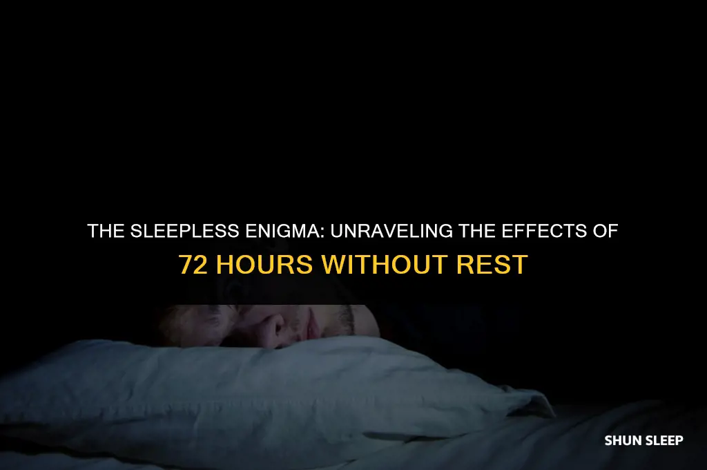 does going without sleep for 72 hours make you crazy