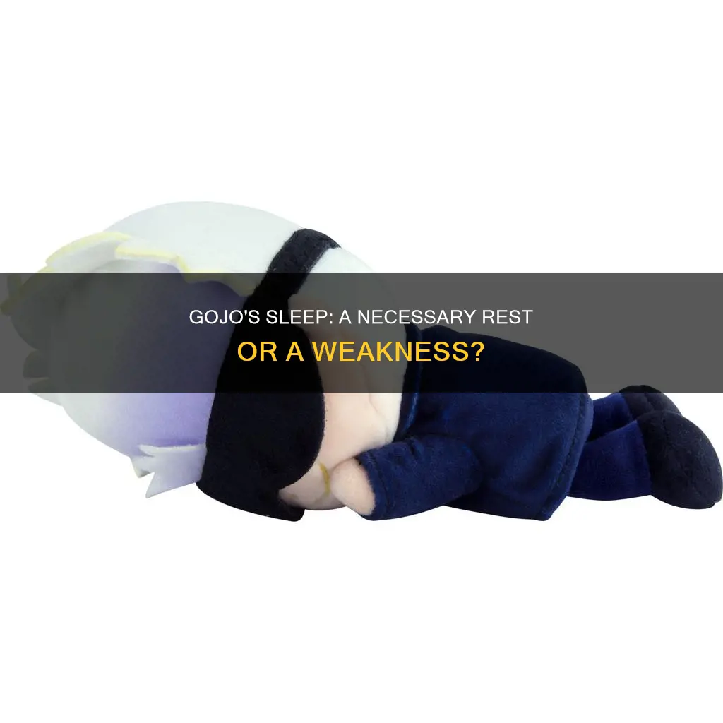 does gojo need to sleep