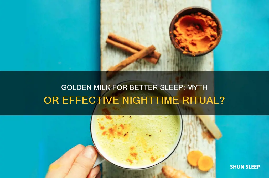 does golden milk help sleep