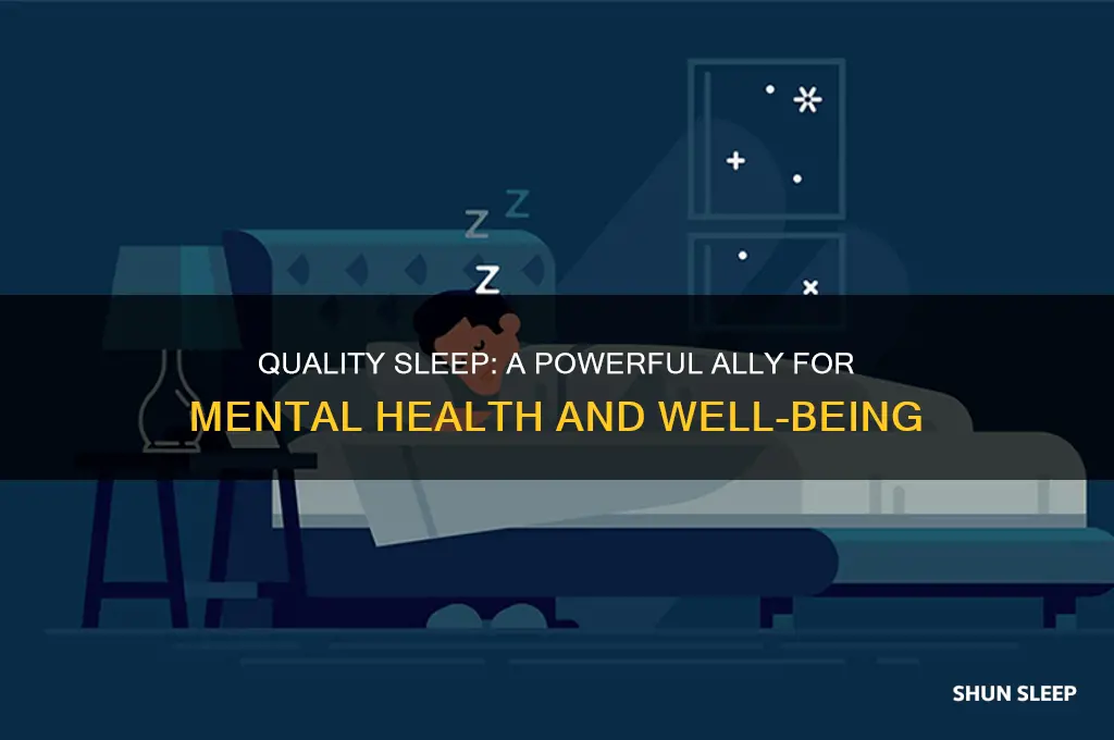 does good sleep help mental health