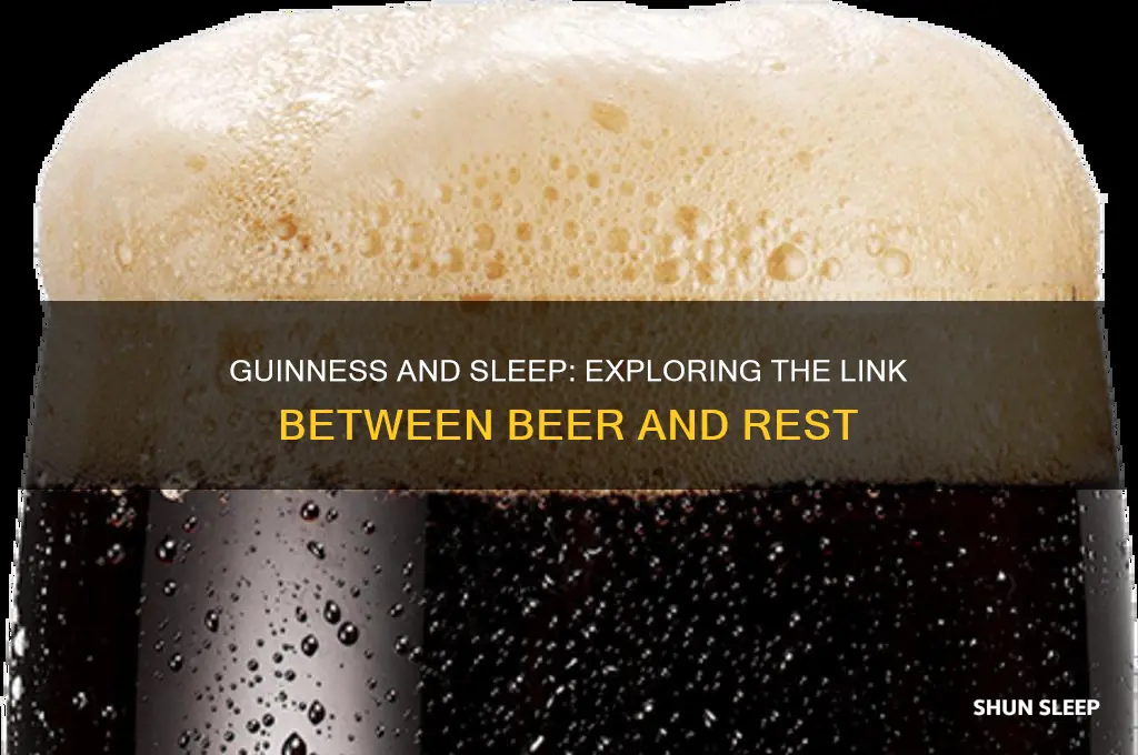 does guinness help you sleep