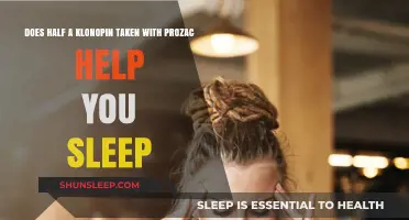 Klonopin and Prozac: Can Half a Dose Improve Sleep Quality?