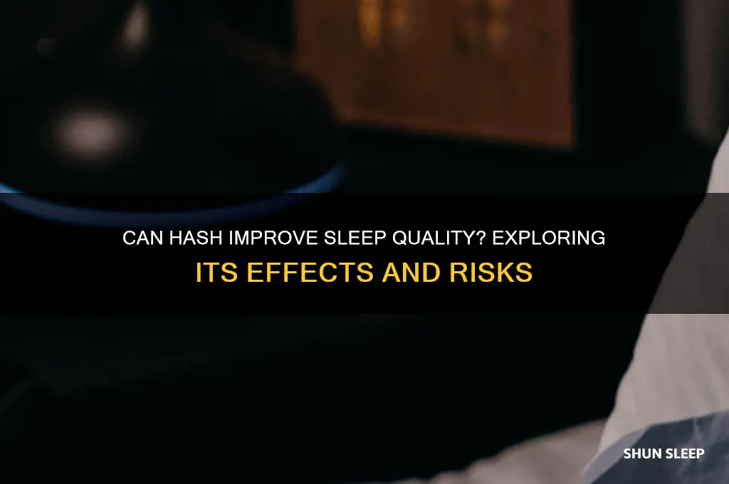 does hash help you sleep