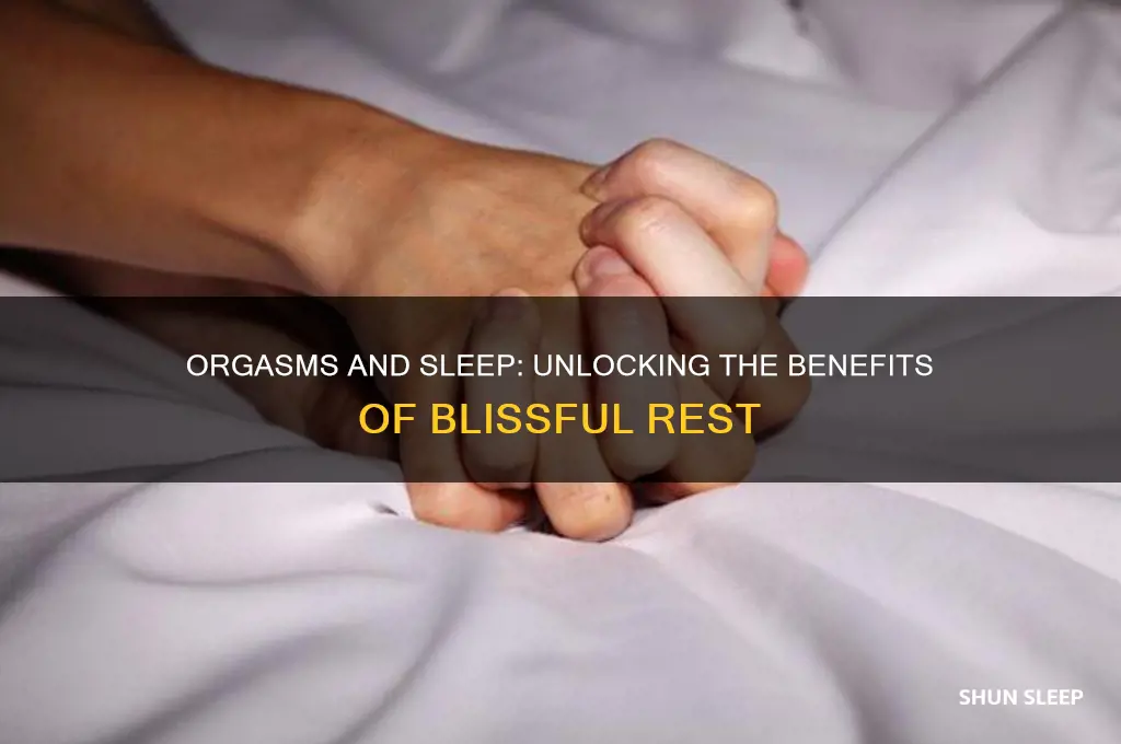 does having an orgasim help with sleep