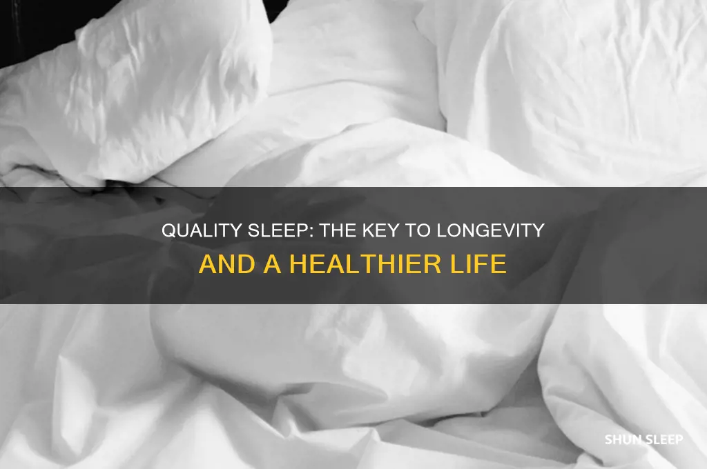 does having good sleep help live longer