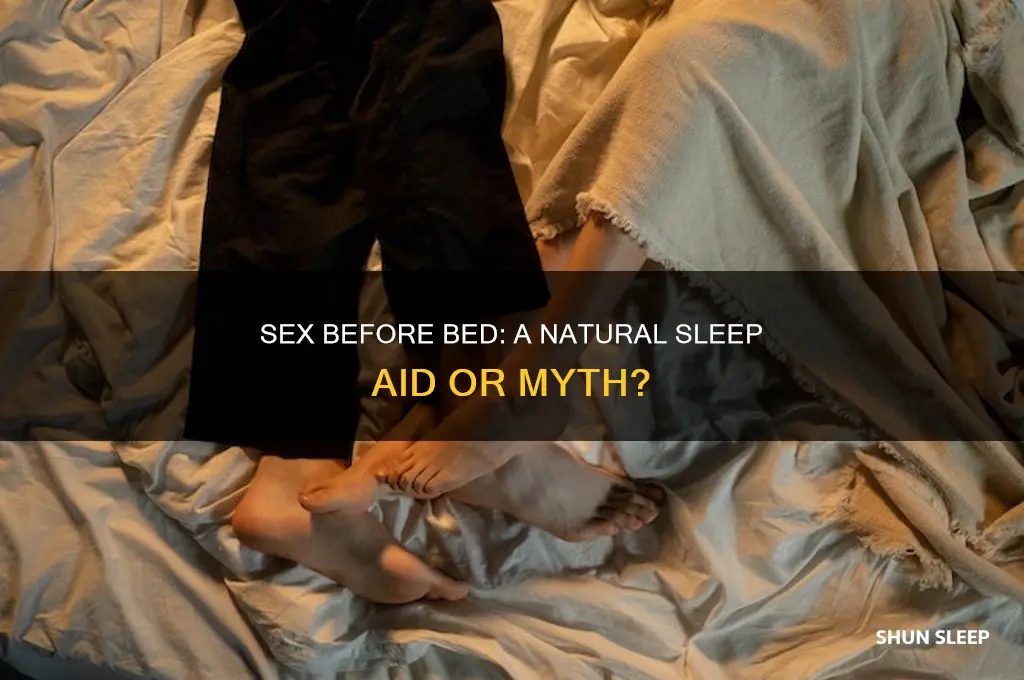 does having sex before bed help you sleep