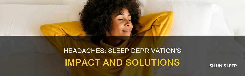 does head hurt when you need to sleep