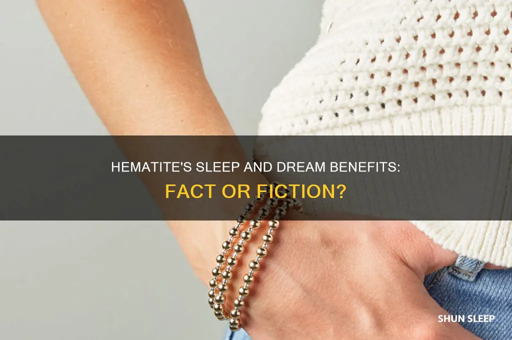 does hematite help sleep and dreams