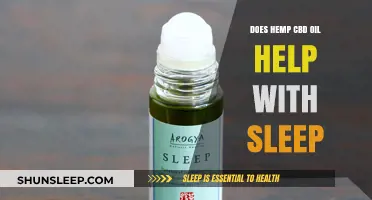 Hemp CBD Oil for Sleep: Benefits, Research, and Effectiveness Explained
