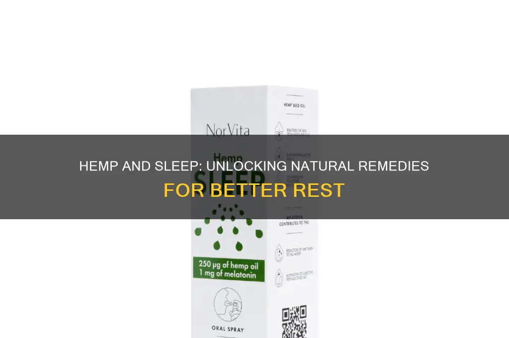 does hemp help sleep