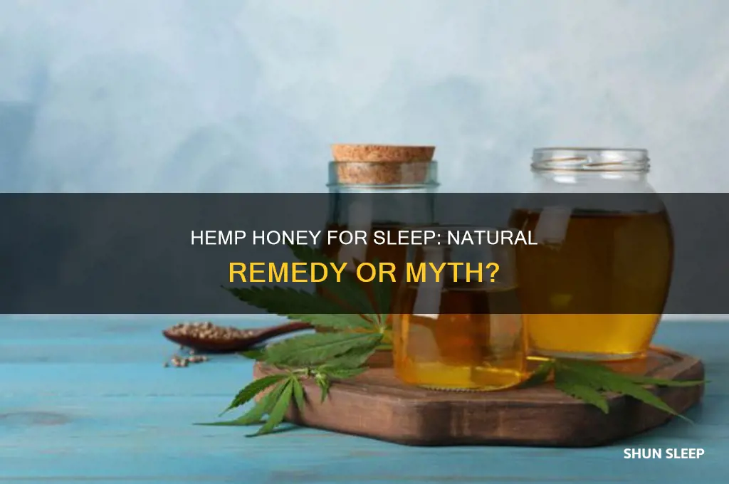 does hemp honey help sleep