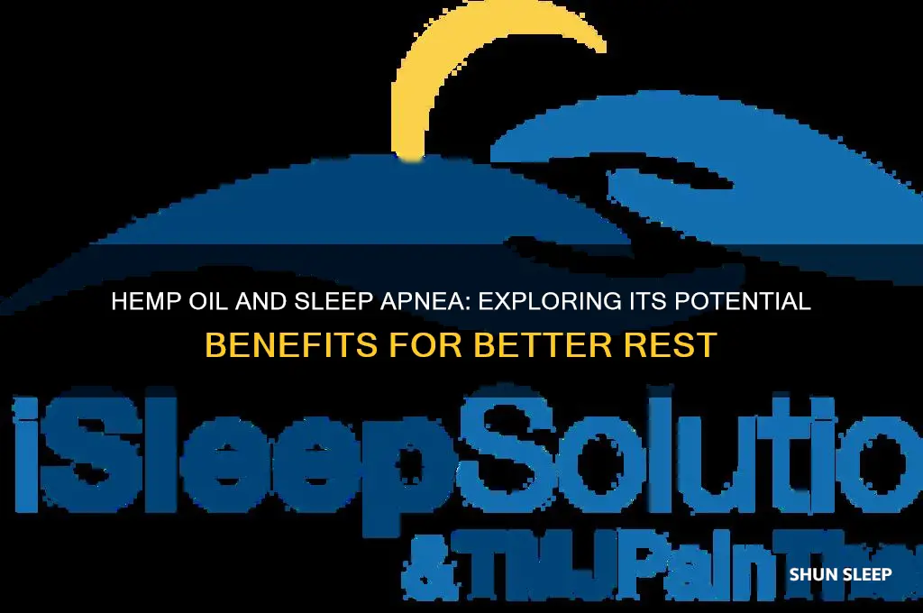 does hemp oil help with sleep apnea