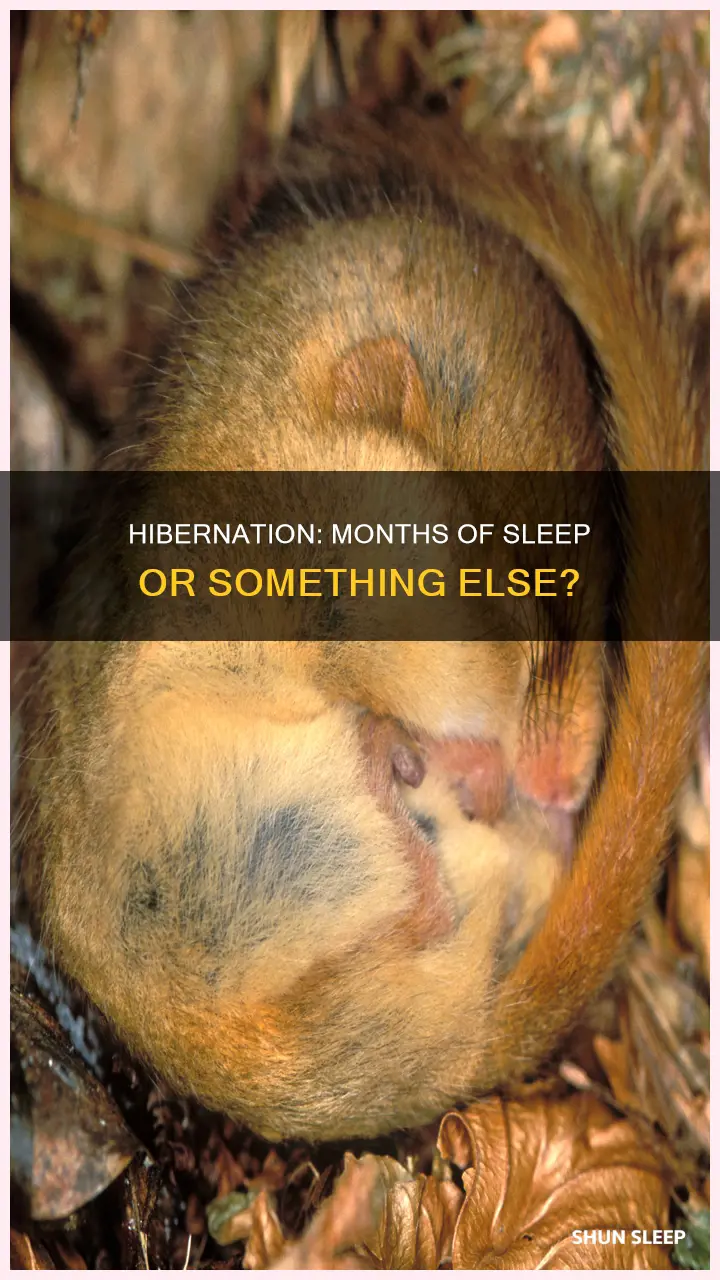 does hibernation mean sleeping for months