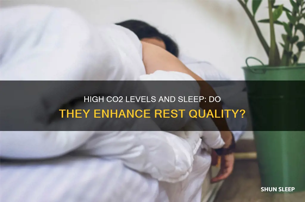 does high co2 comcentrations help you to sleep more