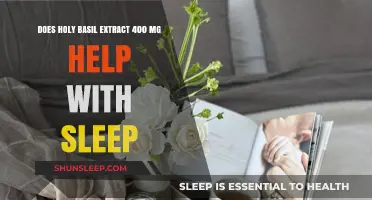 Holy Basil Extract 400mg: Enhancing Sleep Quality and Relaxation?