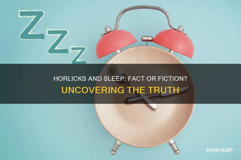 does horlicks actually help you sleep