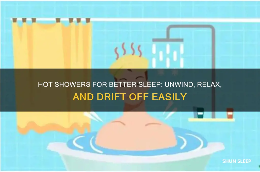 does hot shower help sleep