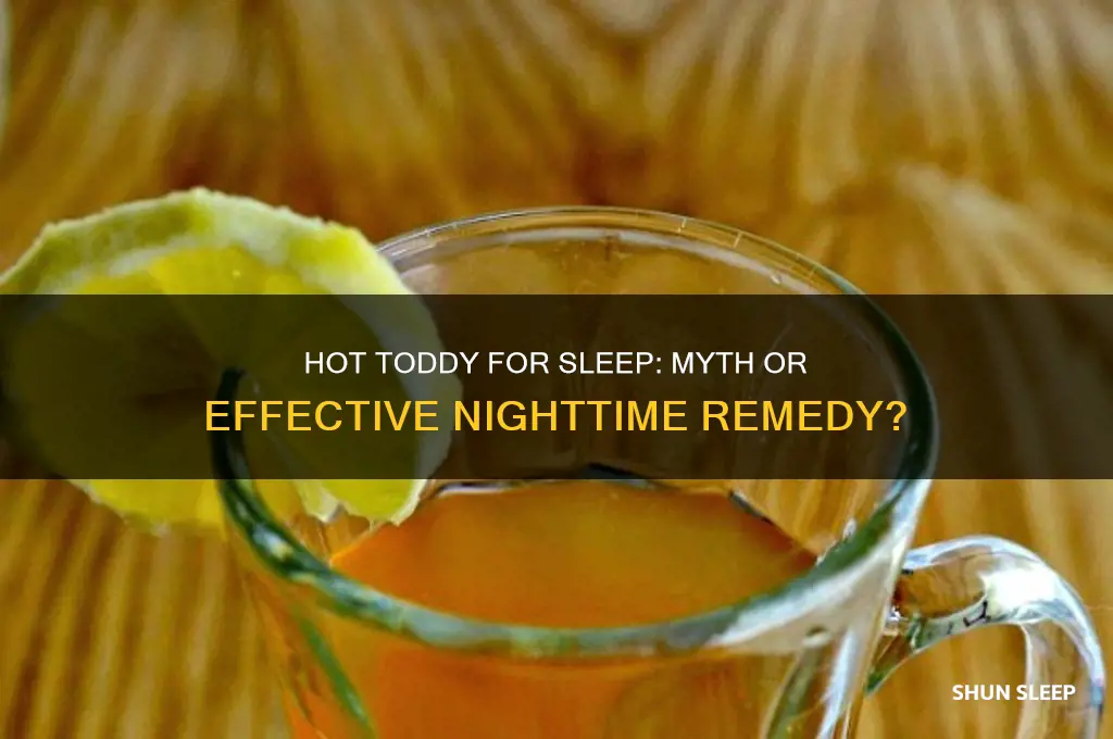 does hot toddy help you sleep