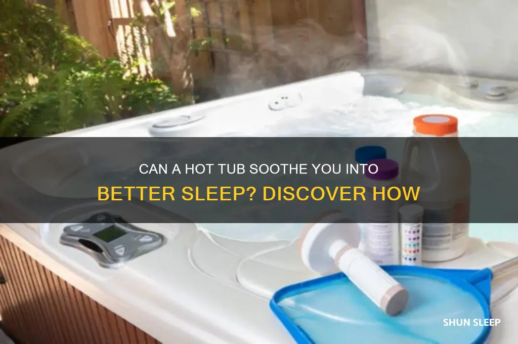 does hot tub help you sleep