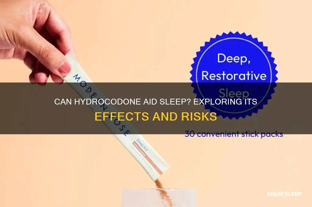 does hydrococone help you sleep
