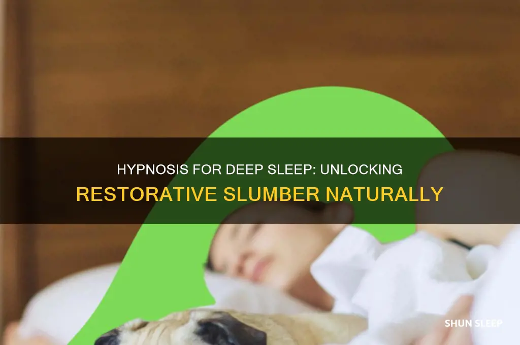 does hypnosis help deep sleep