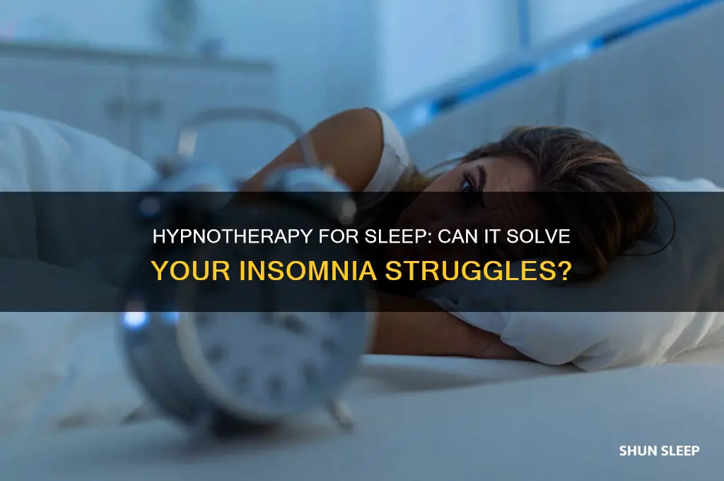 does hypnotherapy help sleep problems