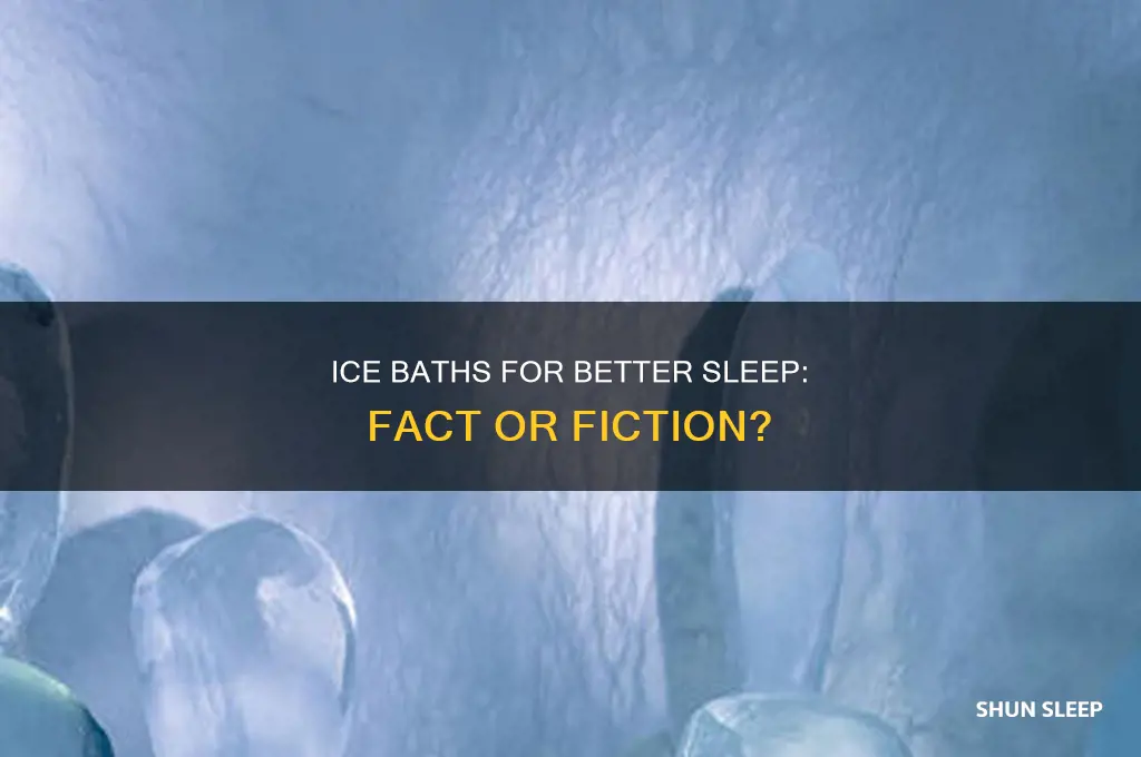 does ice bath help sleep