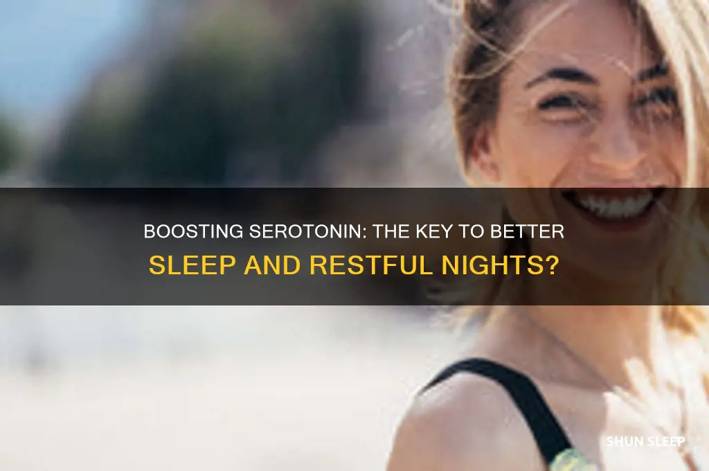 does increased serotonin help you sleep
