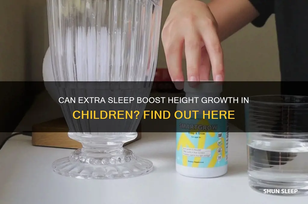 does increased sleep help children grow taller