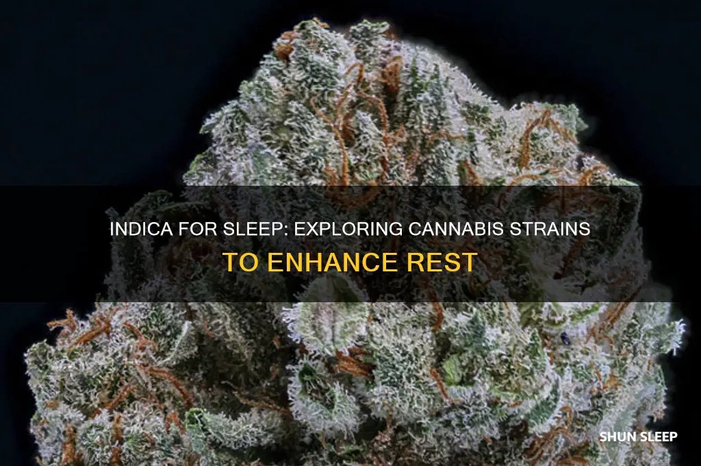 does indica help sleep